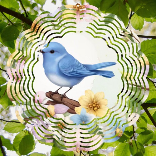 Bluebird wind spinner - bluebird, spinner: